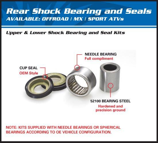 LOWER SHOCK BEARING KIT YZ, ALLBALLS 29-5015 YAMAHA - Image 3