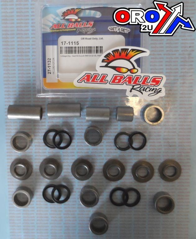 SWINGARM LINKAGE KIT SUZ 02-3, ALLBALLS 27-1132 RM125/250
