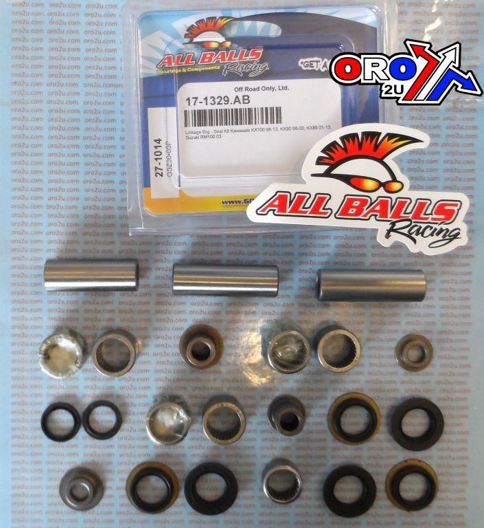 SWINGARM LINKAGE KIT KX85 100, ALLBALLS 27-1014 KAW KX80 SUZ