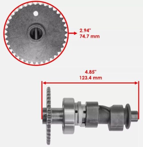 CAMSHAFT HONDA FOREMAN RUBICON 2015-2019 TRX500F 2020-2024 TRX520F 14100-HR6-A60