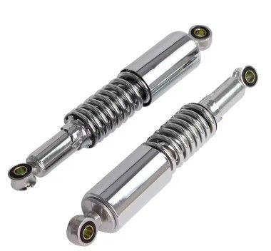 SHOCK ABSORBER 340mm 2pcs Twin Shock Type CHROME