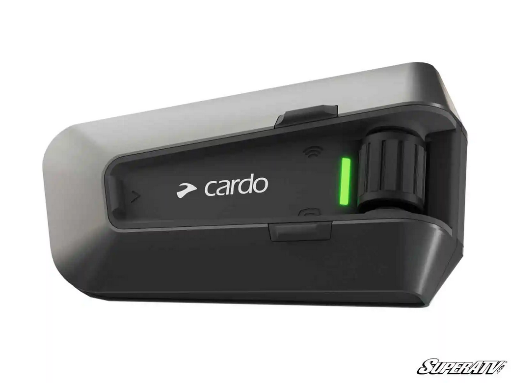 CARDO PACKTALK EDGEPHONES HELMET INTERCOM SET OF 2, TRACK COMMUNICATION, WIRELESS