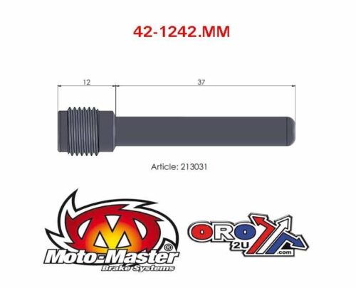 BRAKE PAD PIN FRONT, MOTO-MASTER 213031