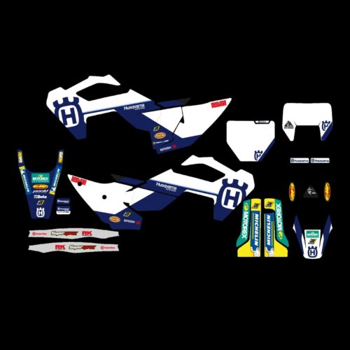 HUSQVARNA FC/TC 23-24 TE/FE 24-25 FACTORY, BLACKBIRD DECAL KIT, 2616R8