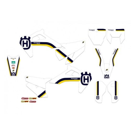 19-22 TC/FC 20-23 TE/FE HUSQVARNA RETRO, BLACKBIRD DECAL KIT, 2615AA