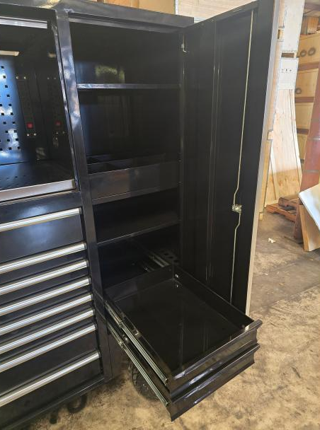 85" BLACK 13 DRAW UTILITY ALL TERRAIN HEAVY DUTY TOOL BOX CHEST - Image 6