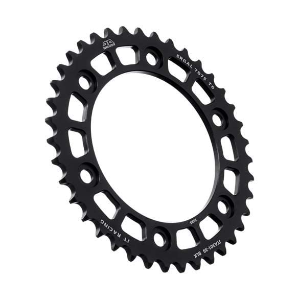 REAR SPROCKET ALLOY BLACK RACELITE JTA301.40RED