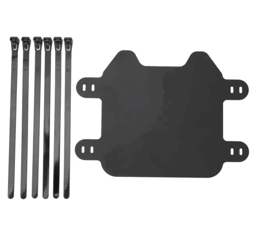 FRONT NUMBER PLATE MATTE BLACK ABS SURRON LIGHT BEE S LIGHT BEE X