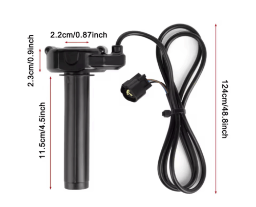 THROTTLE TWIST GRIP PLASTIC 22mm SURRON LIGHT BEE S LIGHT BEE X