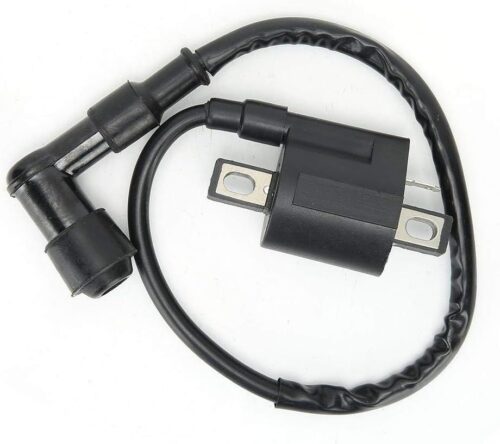 IGNITION COIL & SPARK PLUG CAP YAMAHA PW50 TT125 YFM 250 350 400 450 3KJ-82310-10-00