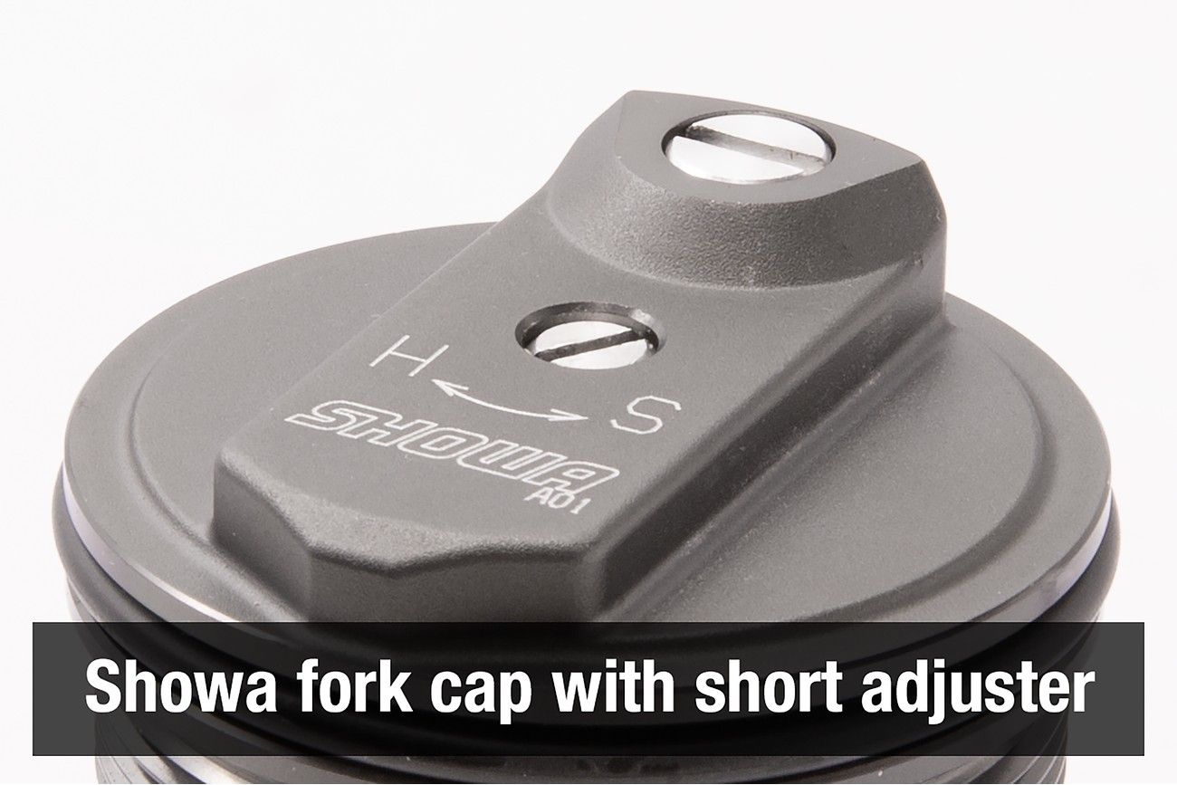 FORK COMPRESSION ADJUSTER SET, SHOWA FORKS WITH SHORT ADJUSTER, MOTION PRO 11-0122 - Image 2