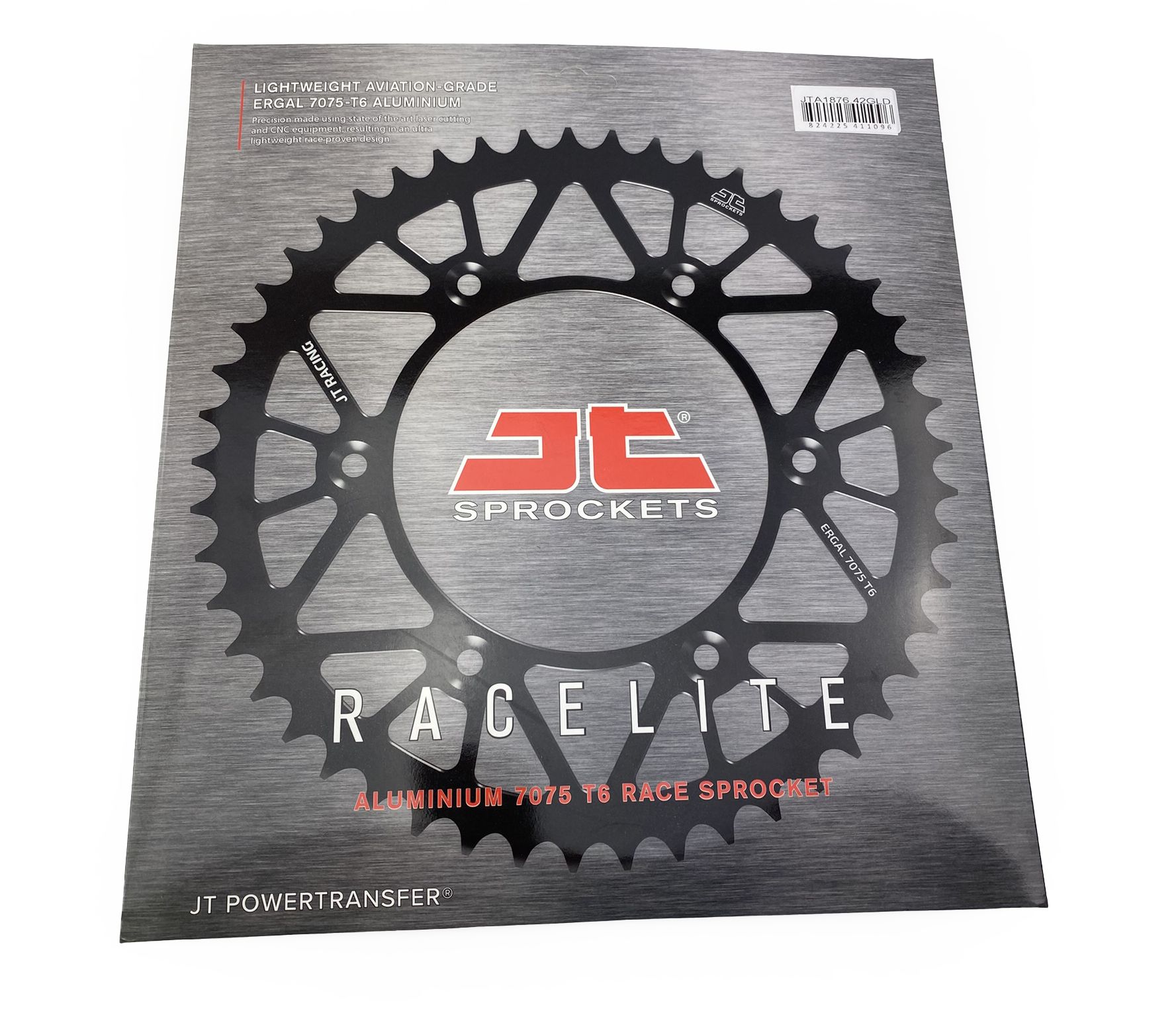 REAR SPROCKET ALLOY BLACK JTA1876.42BLK JT CHAIN