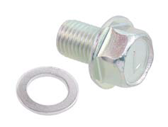 FRONT/REAR DIFFERNTIAL MAGNETIC DRAIN PLUG M10x1.25MM KAWASAKI 130BA1014, 92065-058