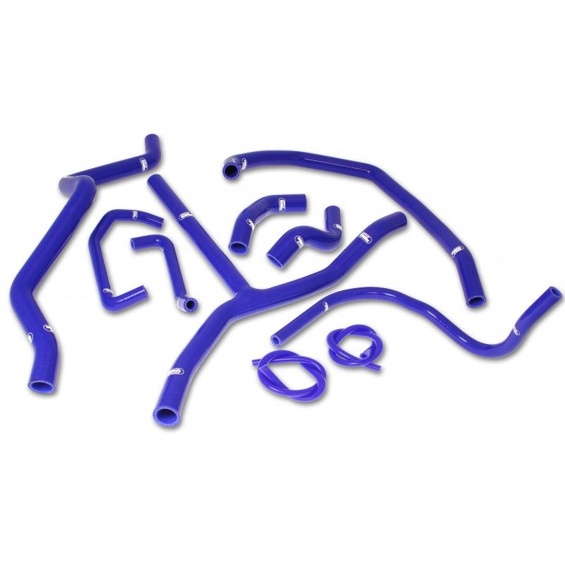 COOLANT HOSE 11 PIECE KIT BLUE POLARIS RZR XP 900 SAMCO SPORT POL-2-BU