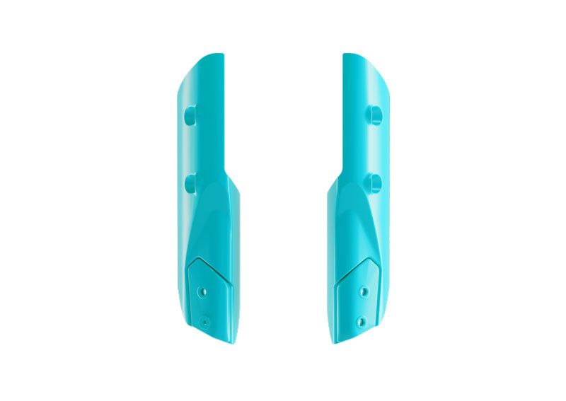 FORK GUARDS KOVE 800 RALLY LIGHT BLUE RACETECH R-PSKOVVA0025