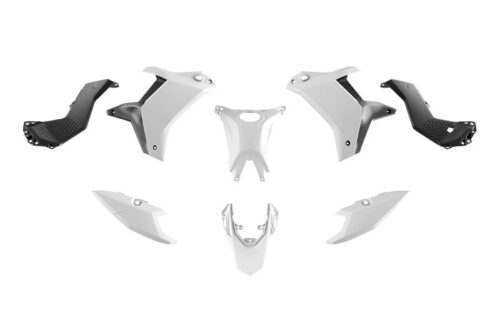 PLASTIC KIT YAMAHA TENERE 700 2025 R-TECH R-KITT70-BN2-025 WHITE & BLACK