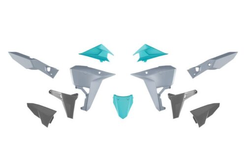 PLASTIC KIT KOVE 800 2025 R-TECH R-KITKOV-GR2-025 GREY & GREEN & BLACK