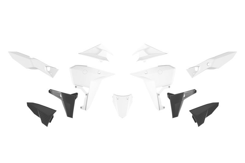 PLASTIC KIT KOVE 800 2025 R-TECH R-KITKOV-BN1-025 WHITE & BLACK