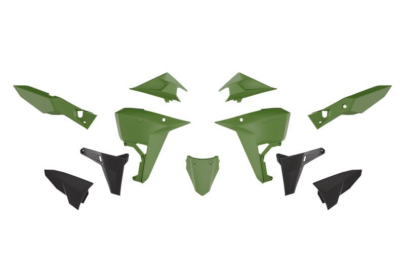 PLASTIC KIT KOVE 800 2025 R-TECH R-KITKOV-VN1-025 NAVY GREEN & BLACK