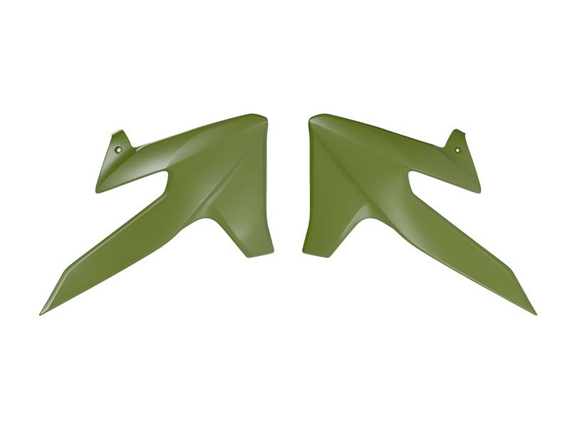 RADIATOR SCOOP TRIUMPH TF 250 450 R-TECH R-CVTRIVN0025 NAVY GREEN