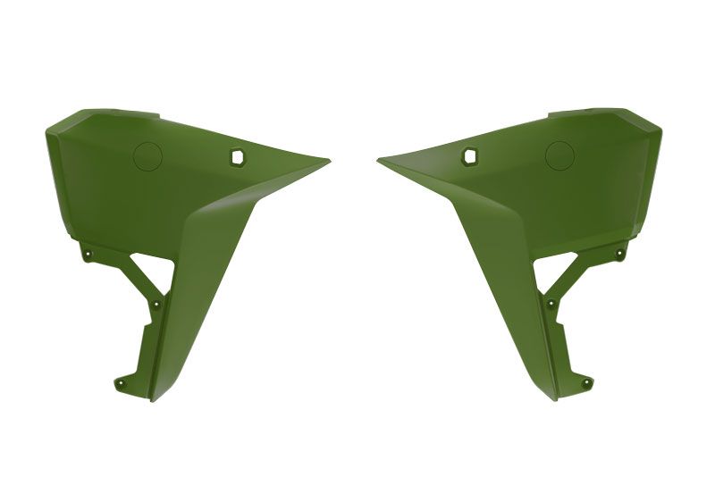 RADIATOR SCOOP CENTER KOVE 800 24-25 R-TECH R-CVKOVVN0025 NAVY GREEN