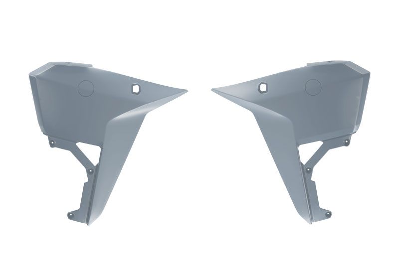 RADIATOR SCOOP CENTER KOVE 800 24-25 R-TECH R-CVKOVGR0025 GREY