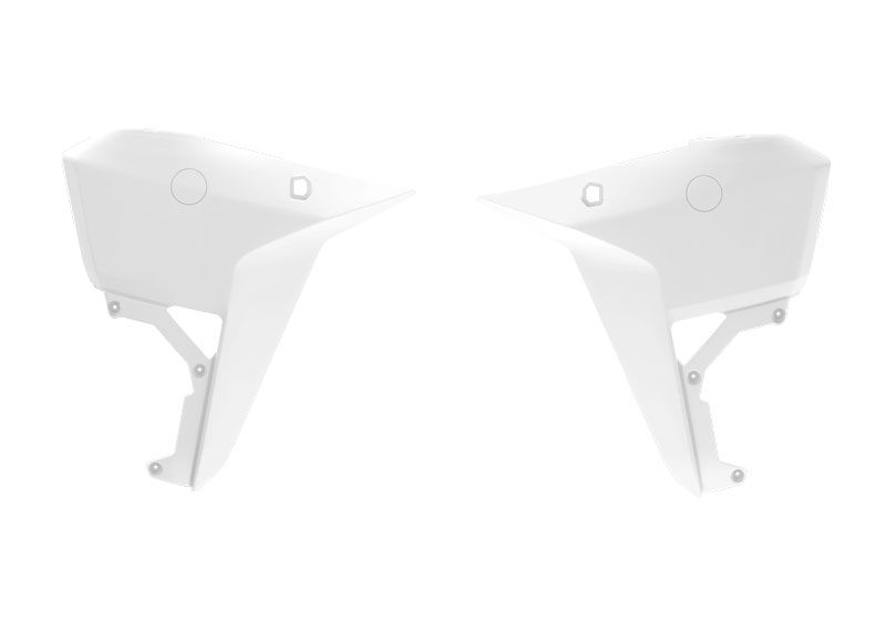 RADIATOR SCOOP CENTER KOVE 800 24-25 R-TECH R-CVKOVBN0025 WHITE