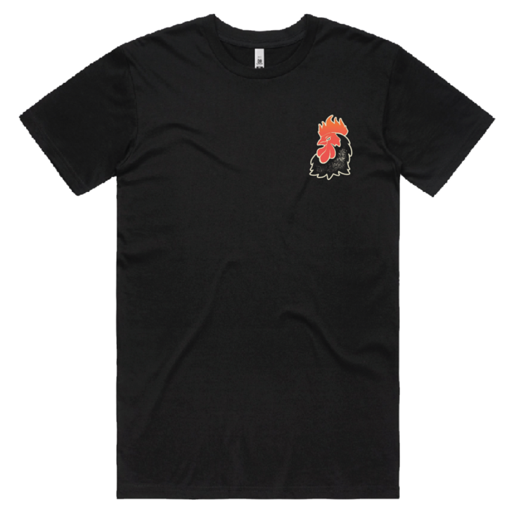 Chicken Cock Whiskey Black Tee