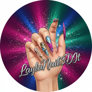 Nail Salon Logo Template #151684 — editable nail salon logo design from LogoMakr