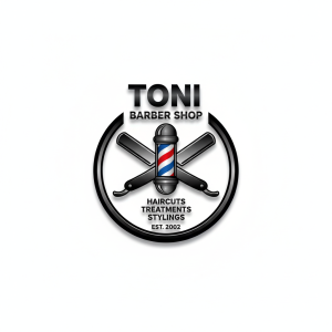 Barber Shop Logo Template #214642 — editable barber shop logo design from LogoMakr