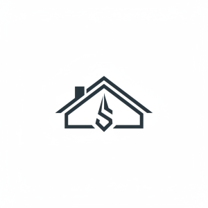 Roofing Logo Template #231010 — editable roofing logo design from LogoMakr