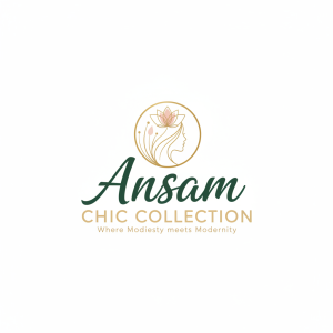 Elegant serif typography logo template