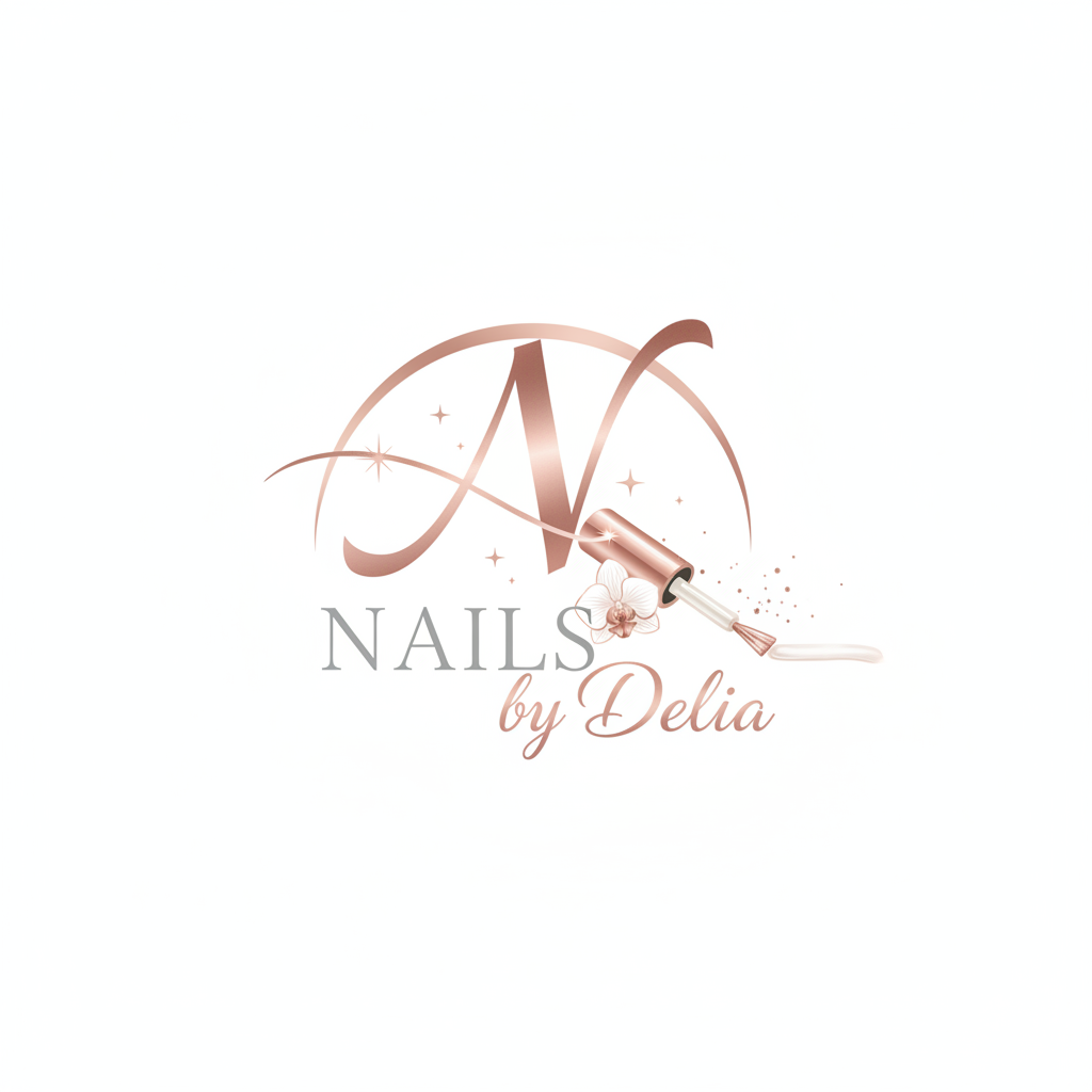 Nail Salon Logo Template #282700 — editable nail salon logo design from LogoMakr