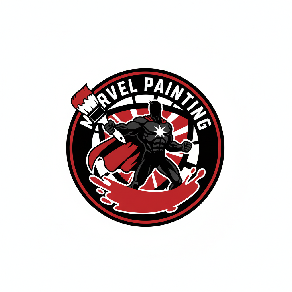 Painting Contractor Logo Template #283919 — editable painting contractor logo design from LogoMakr