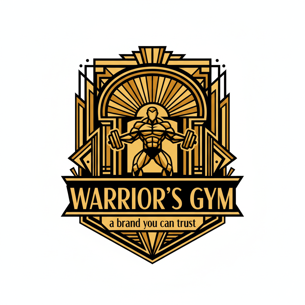 Fitness Gym Logo Template #305784 — editable fitness gym logo design from LogoMakr