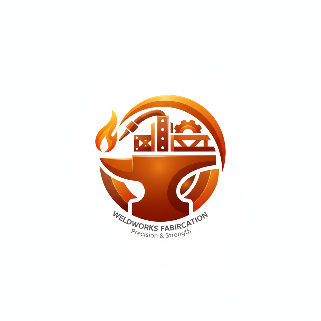 Metal Fabrication Logo Template #325022 — editable metal fabrication logo design from LogoMakr
