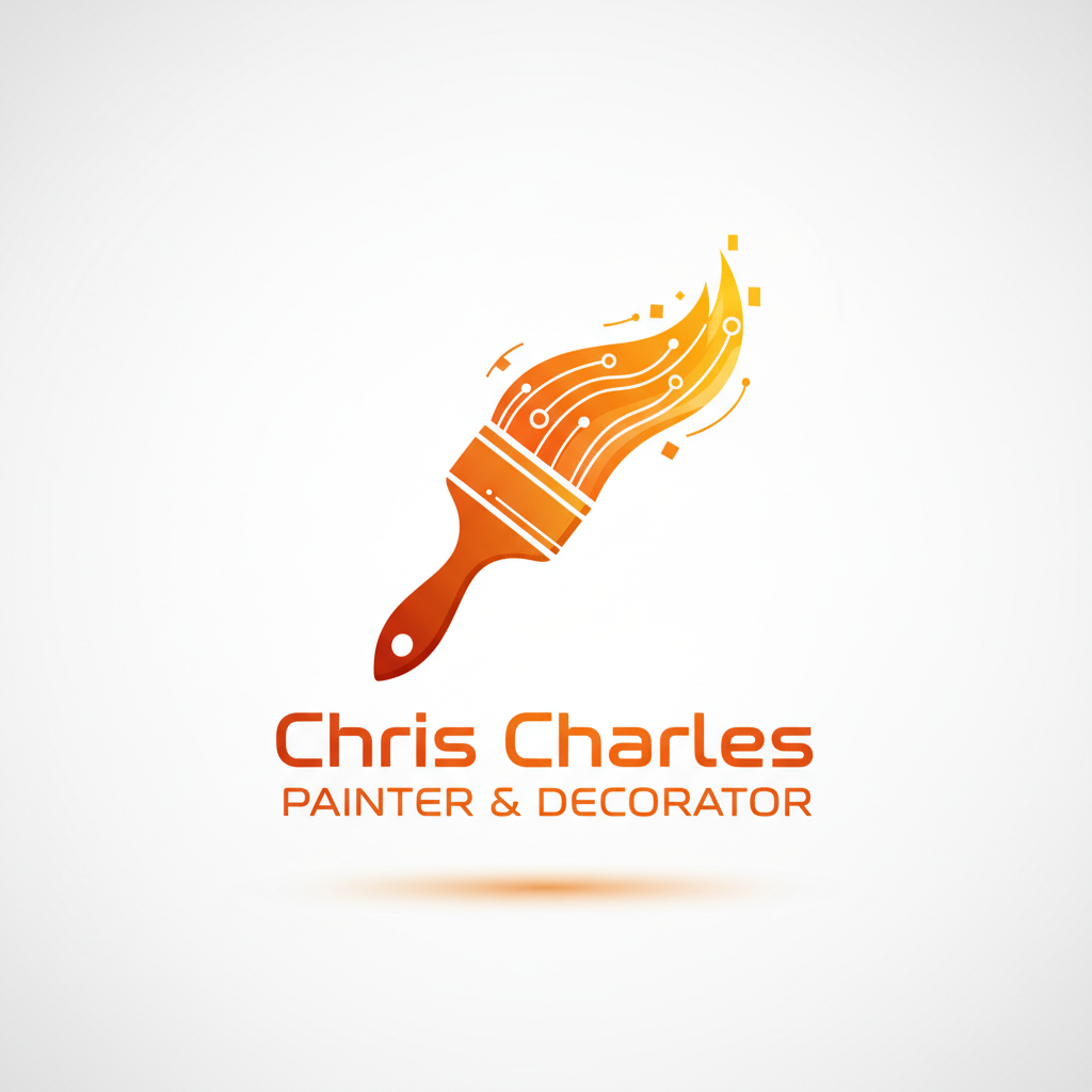 Painting Contractor Logo Template #358440 — editable painting contractor logo design from LogoMakr