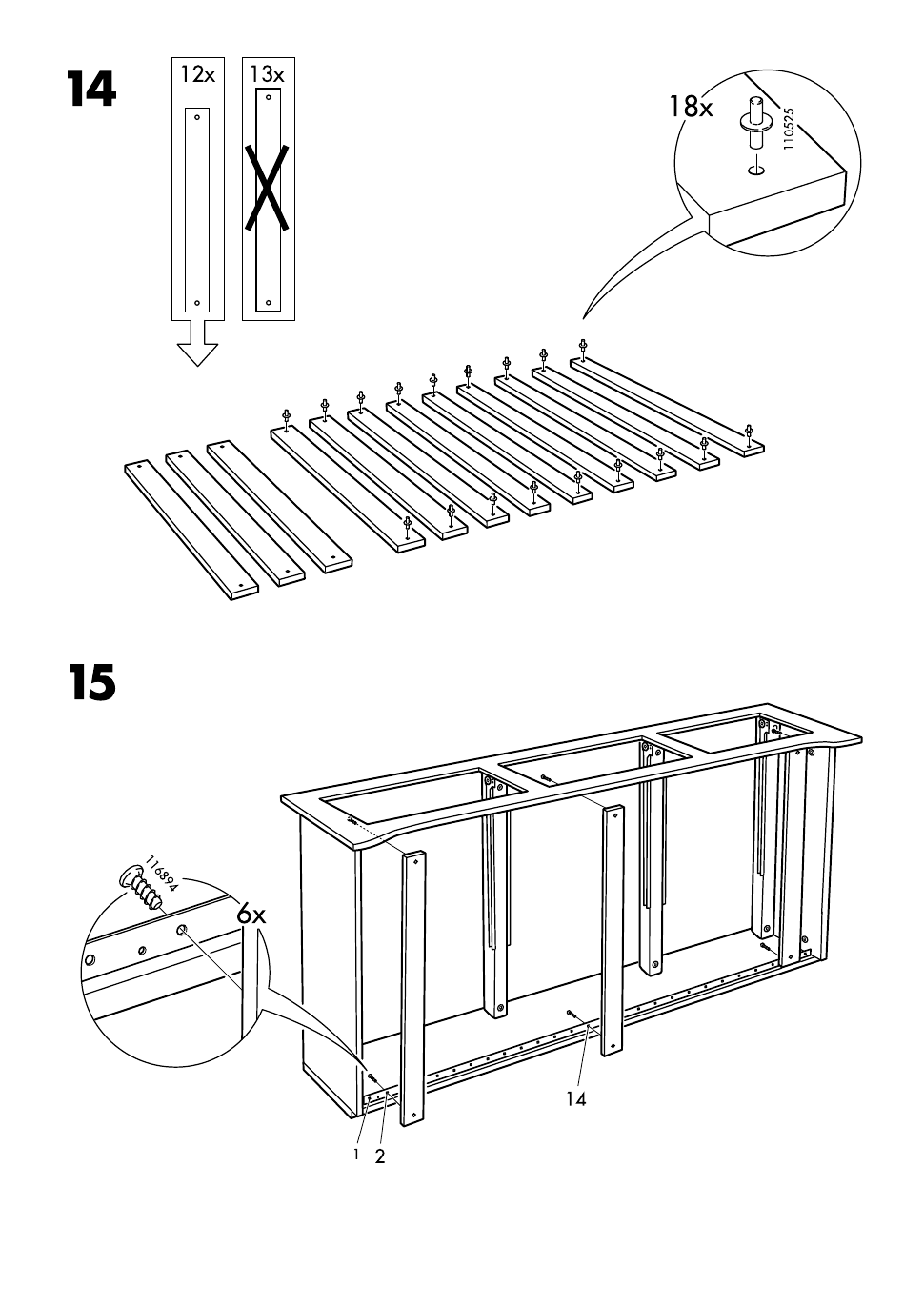 IKEA HEMNES DAY BED W/ 3 DRAWERS Assembly Instruction Page 10 Free