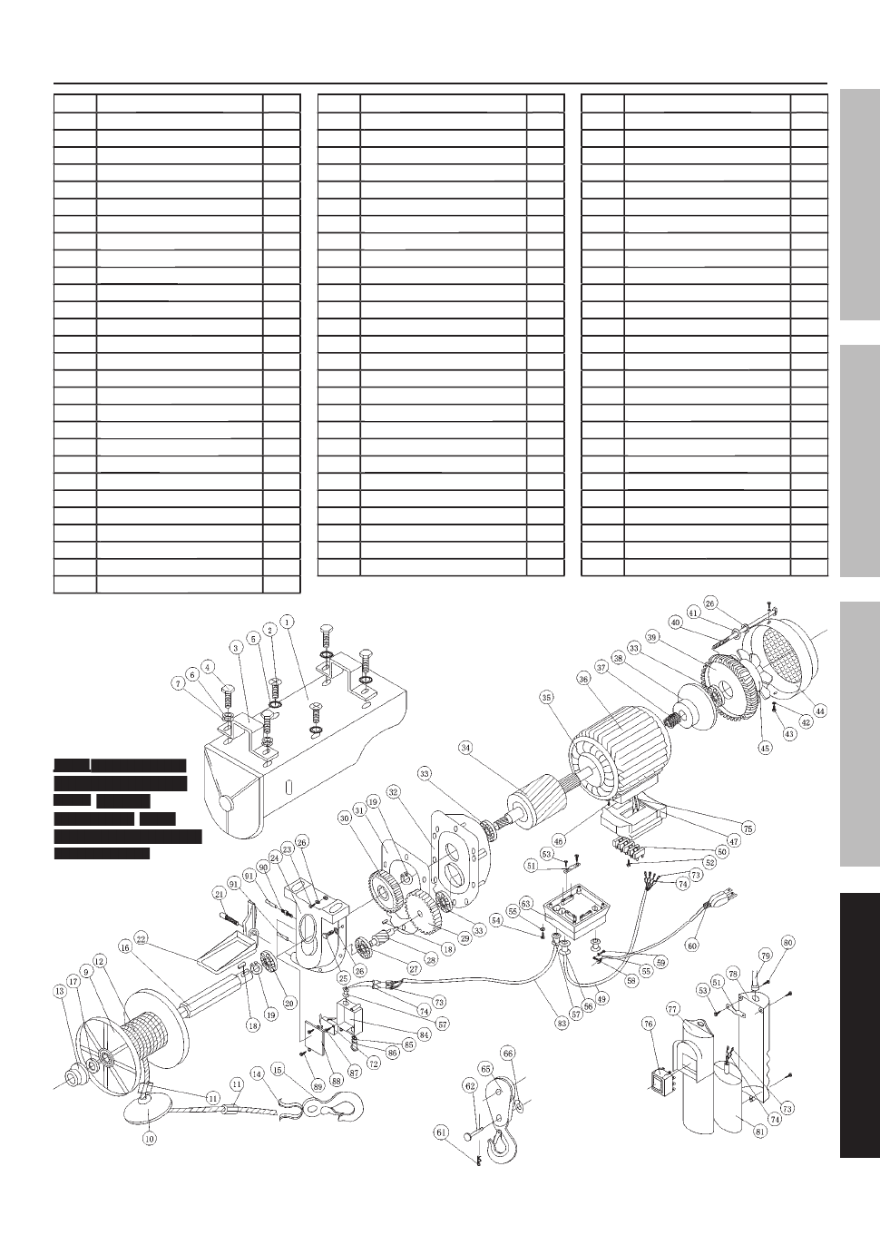 Harbor Freight Tools 440 lb. Electric Hoist with Remote Control Product