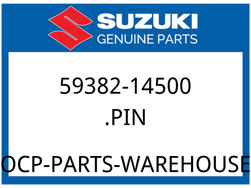 Suzuki OEM Part 59382-14500 YIN