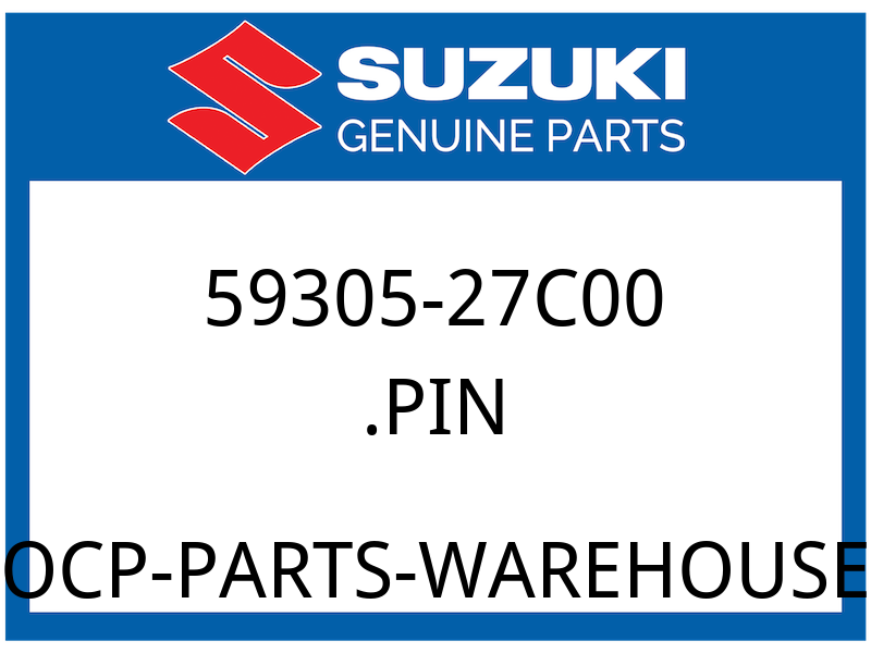 Suzuki OEM Part 59305-27C00 YIN