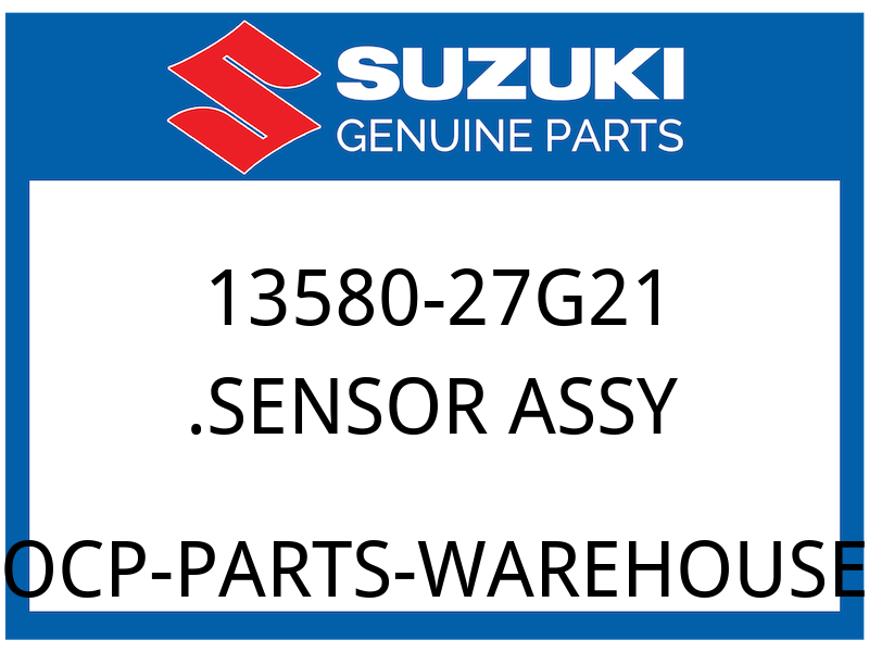 Suzuki OEM Part 13580-27G21 .SENSOR