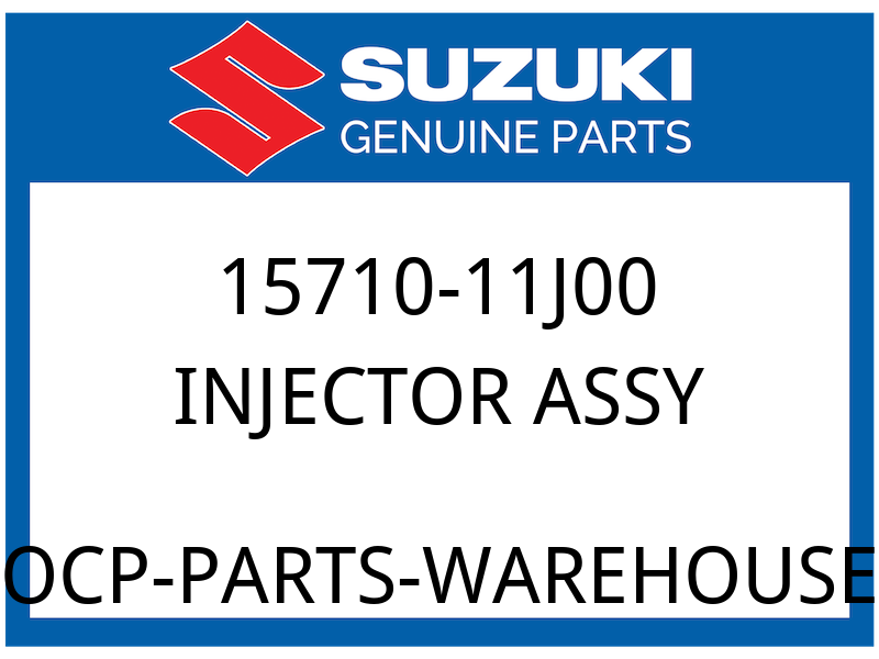 Suzuki OEM Part 15710-11J00 INJECTOR ASSY