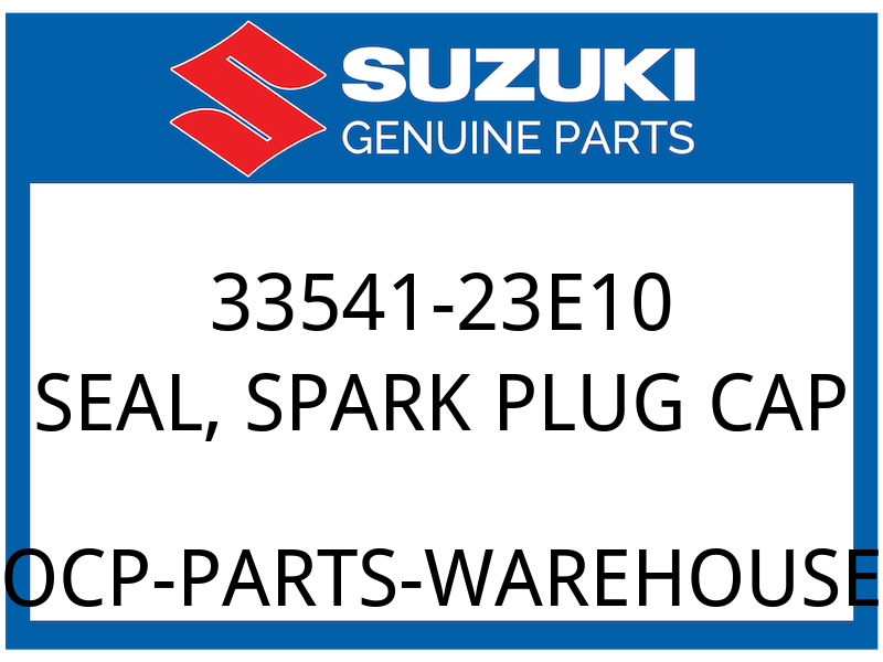 Suzuki OEM Part 33541-23E10 SEAL,SPARK PLUG