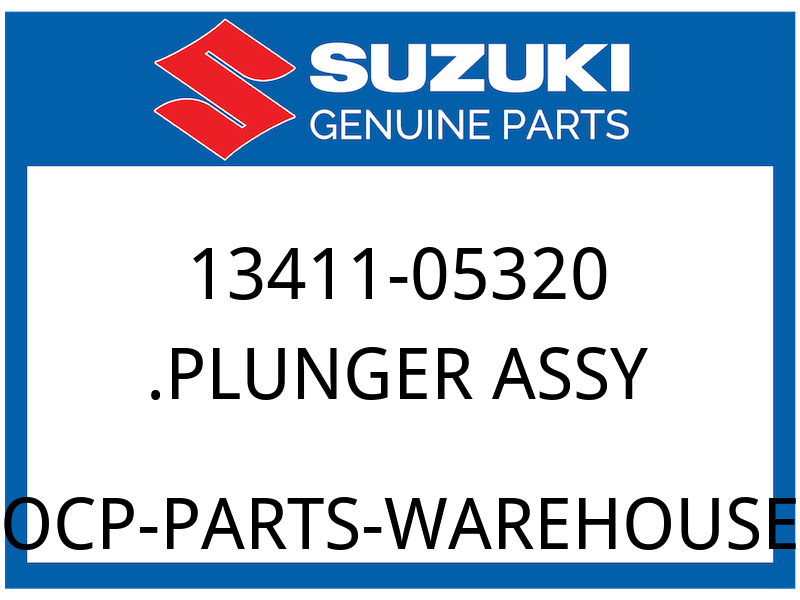 Suzuki OEM Part 13411-05320 PLUNGER ASSY