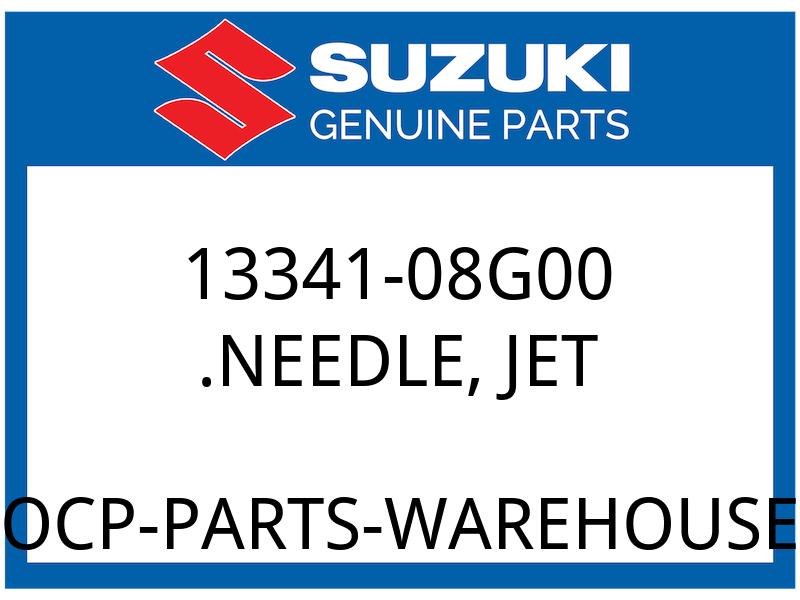 Suzuki OEM Part 13341-08G00 .NEEDLE, JET