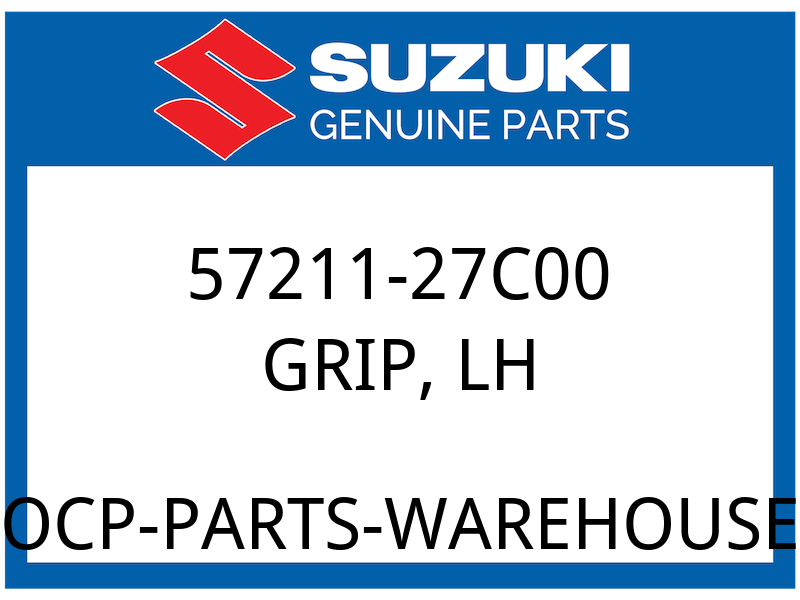 Suzuki OEM Part 57211-27C00 GRIP LH