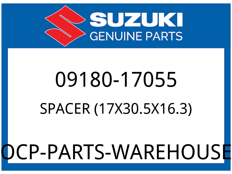 Suzuki OEM Part 09180-17055 SPACER, LH