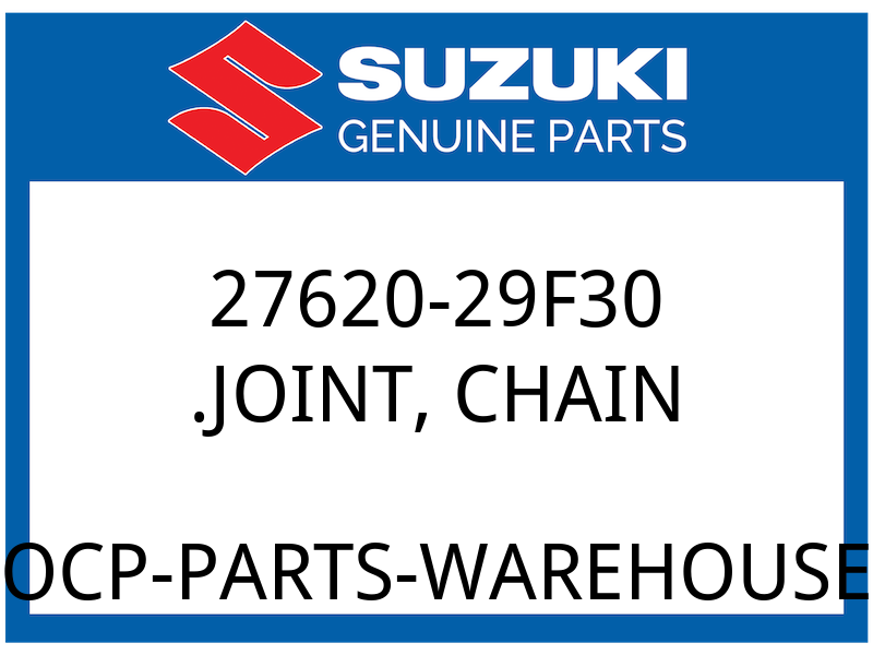 Suzuki OEM Part 27620-29F30 .JOINT SET DRIVE CHAIN