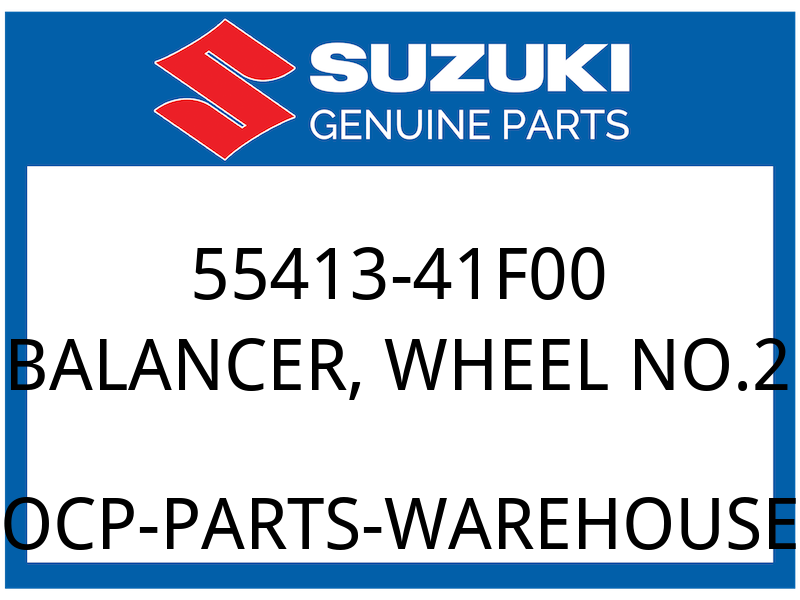 Suzuki OEM Part 55413-41F00 BALANCER WHEEL (30G)